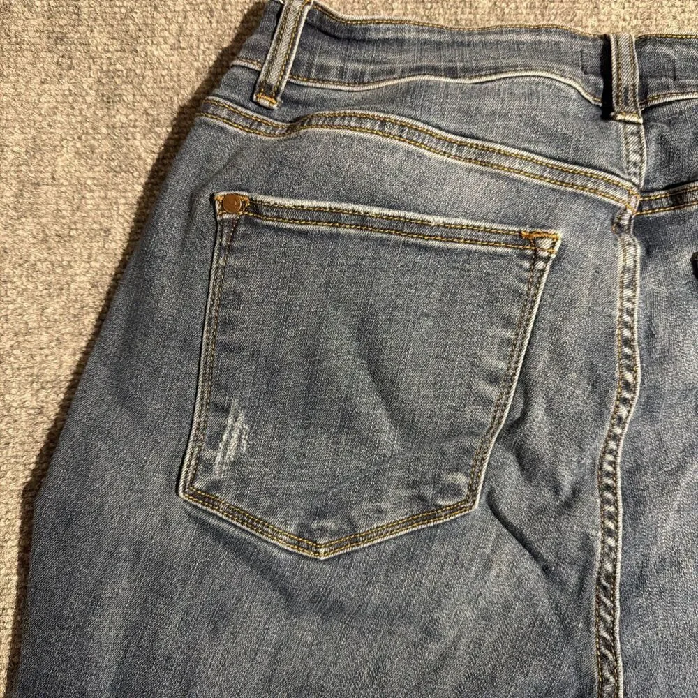 Judy Blue Denim Jeans Womens 14W Blue Relaxed Fit Super Stretchy Straight